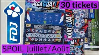Miniature : SPOIL Juil/Août - 30 Nouveaux Jeux GOAL 2026  #fdj  #grattagefdj  #grattage  #illiko