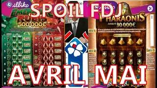 Miniature : SPOIL Jeux de grattage FDJ AVRIL & MAI 2026 #fdj   #grattagefdj   #grattage   #illiko