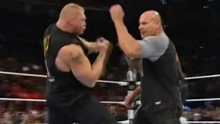 Miniature : Goldberg Attacks Brock Lesnar! ! On RAW 15 November 2016 EPIC BRAWL 11/15/2016