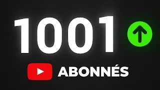 Miniature : Comment Gagner ses 1000 Premiers Abonnés sur YouTube (en 30 Jours)