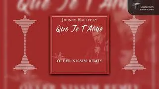 Miniature : Johnny Hallyday - Que Je T'aime (Offer Nissim Vocal Remaster Mix)