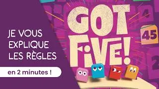 Miniature : Je vous explique les règles complètes du jeu GOT FIVE en 2 minutes!