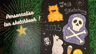 Miniature : Personnaliser son carnet de croquis avec des feutres à alcool #sketchbook #drawing