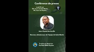 Miniature : Conférence de presse de présentation Jean Claude Darcheville