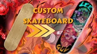 Miniature : CUSTOM Skateboard Naruto (Lee et Guy)
