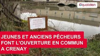 Miniature : Parcours commun jeunes et anciens pêcheurs pour l'ouverture de la truite à Crenay