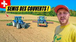 Miniature : LES 2 T7.210 DANS LA MÊME PARCELLE ! + les ensilages se rapprochent⏰  
