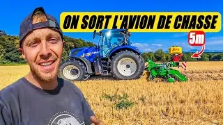 Miniature : 1400 BOTTES DE PAILLE PLUS TARD ! + MISE EN ROUTE DU SEMOIR 5 MÈTRES