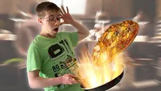 Miniature : J’ai voulu faire une pizza à la poêle… ça a dégénéré 😳🔥