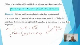 Miniature : Intégrales curvilignes Cours: Vidéo 2