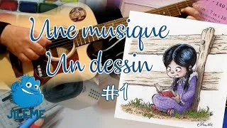 Miniature : Pépita la liseuse - #dessin #timelaps #musique #bradrock #pepita #illustration