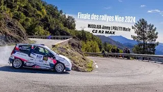 Miniature : FINALE DES RALLYES NICE 2024 Masclaux Jimmy / Poletti Marie C2 R2 MAX