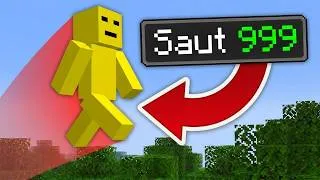 Miniature : Finir Minecraft mais les SAUTS sont MULTIPLIÉS