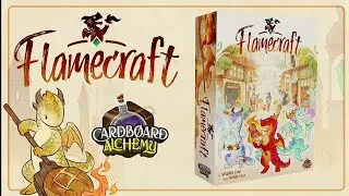 Miniature : 🐲🔥Flamecraft le jeu 🎲 en expli-partie 🐲🔥 (On a toujours besoin d'un dragon chez soi 🐲😂)