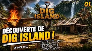 Miniature : Découverte de Dig Island en Coop avec Cycy | Début de l'Aventure