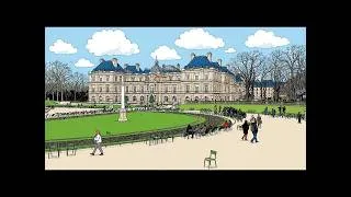 Miniature : Le Quartier Latin en BD (Générer par IA avec mes photos)