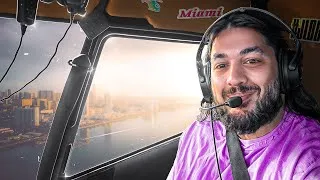 Miniature : On survole Miami en Hélicoptère !