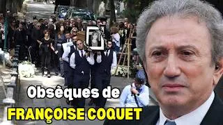 Miniature : Obsèques de Françoise Coquet : les adieux déchirants de Michel Drucker à sa "sœur jumelle"