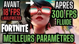 Miniature : *NOUVEAU* Meilleurs paramètres graphiques Fortnite (Boost FPS, visibilité et freeze/lags)