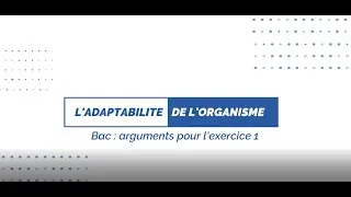 Miniature : Bac Spécialité SVT - Exercice 1 : les arguments - Adaptabilité de l'organisme - Stress aigu