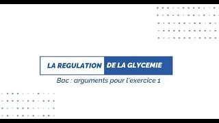 Miniature : Bac Spécialité SVT - Exercice 1 : les arguments -  Flux de glucose & régulation de la glycémie