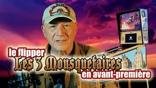 Miniature : Avant-première Flipper Les 3 Mousquetaires d'HexaPinball chez MaxiPinball à Seclin #flipper #pinball