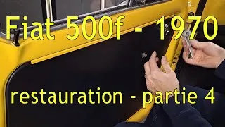 Miniature : restauration Fiat 500f 1970 - panneaux de porte - DIY - tuto - rebuild