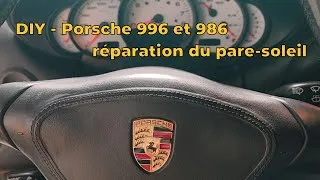 Miniature : DIY Porsche 996 et 986 - TUTO !! Réparation pare-soleil - pièce connu pour cassé sur 911 et Boxter