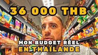 Miniature : Mon Budget Réel en Thaïlande : Courses + Dépenses Mensuelles (36 000 THB)