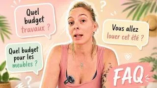 Miniature : ⁉️ FAQ SANS FILTRE - 80000€ de travaux // Changement d'avis