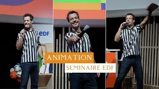 Miniature : JOCELIN HAAS fait le show au centre de recherche de Saclay pour le séminaire EDF