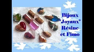 Miniature : TUTO : "JOYAUX" FIMO DANS CAGE RESINE
