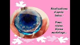 Miniature : Réalisations d'après tutos : Fimo, résine, bijoux, modelage...