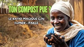Miniature : Compost qui pue ? Le ratio C/N magique (fumier+paille)