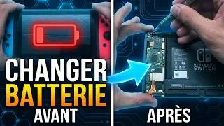 Miniature : Tuto changer la batterie de la Nintendo Switch #gaming #nintendo #playstation