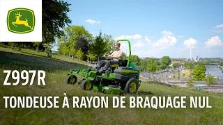 Miniature : John Deere Z997R : Une puissante tondeuse diesel en action