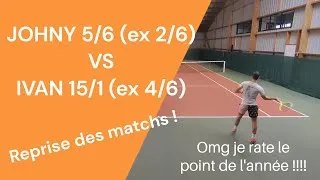 Miniature : Le smash était cadeau !! Reprise des vidéos "tennis match" !