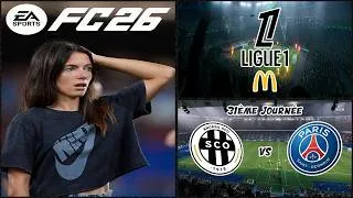 Miniature : ⚽ FC 26 🇫🇷 ▶️ Angers SCO - PSG (Ligue 1 McDonal'ds / 31ème Journée) 🎮