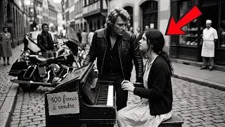 Miniature : À 18 ans, elle tente de vendre le piano de sa défunte mère pour 100 francs… Johnny Hallyday arrive