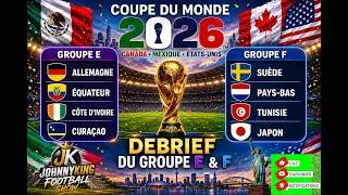 Miniature : CDM 2026|DEBRIEF GROUPE E & F