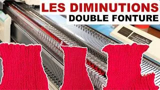 Miniature : DIMINUTION en CÔTES 3 Techniques de Tricot Machine | Brother KH588 KR587