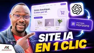 Miniature : Comment créer un site web avec ChatGPT et Hostinger Horizon