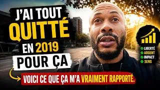 Miniature : J'ai tout quitté en 2019 pour ça voici ce que ça m'a vraiment rapporté"