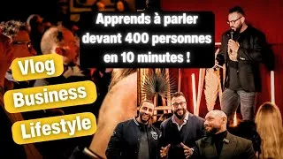 Miniature : Comment parler devant 400 personnes ? Vlog Business, Salon de la Franchise │ Jonathan Jablonski