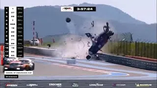 Miniature : Lejoux Massive Crash Paul Ricard Kennol GT Endurance Cup