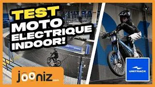 Miniature : TEST MOTO ÉLECTRIQUE INDOOR CHEZ UNITRACK ! I jooniz.com
