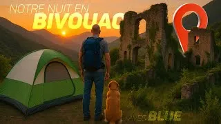 Miniature : UNE NUIT EN BIVOUAC ⛺ DANS UN HAMEAU ABANDONNé... SEUL AVEC MON CHIEN (ET DES CHEVAUX)!