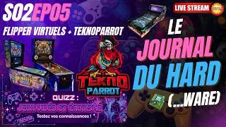 Miniature : Le Journal du Hard(ware) - S02EP05 : Flipper Virtuels, TeknoParrot + Le Grand Quizz