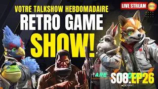 Miniature : Retro Game Show S08EP26 : StarFox, Huntdown, le Yakuza killer et d'la news !