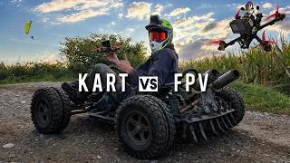 Miniature : Kart artisanal vs FPV | ça bombarde...